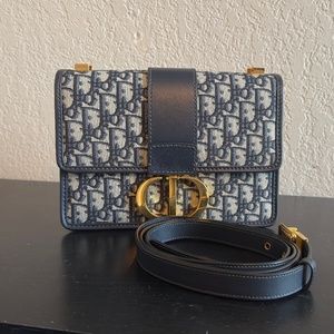 ❌SOLD❌ Authentic Dior Montaigne 30 Blue Dior Oblique Jacquard Bag